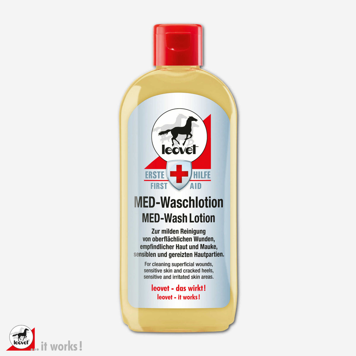 Washlotion First aid med, Leovet, 250 ml