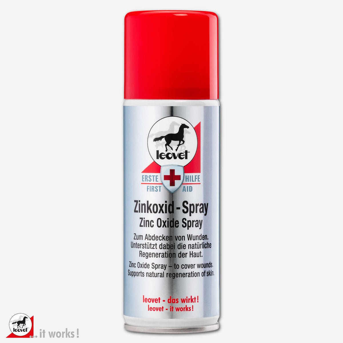Zinkoxid spray First aid, Leovet, 200 ml