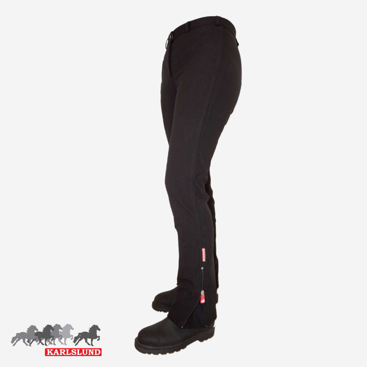 Jodhpursridbyxor Iceland, helskodda läder