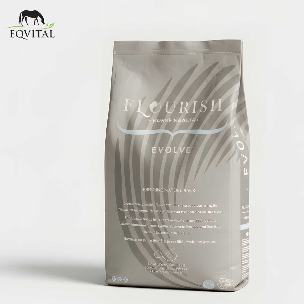 Kraftfoder Flourish Evolve, från Eqvital, müsli, 15kg