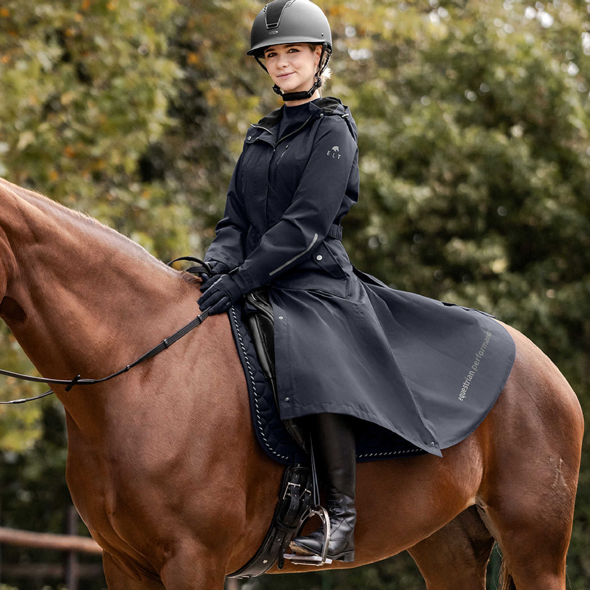 Rideregnfrakk Fehmarn, lang modell