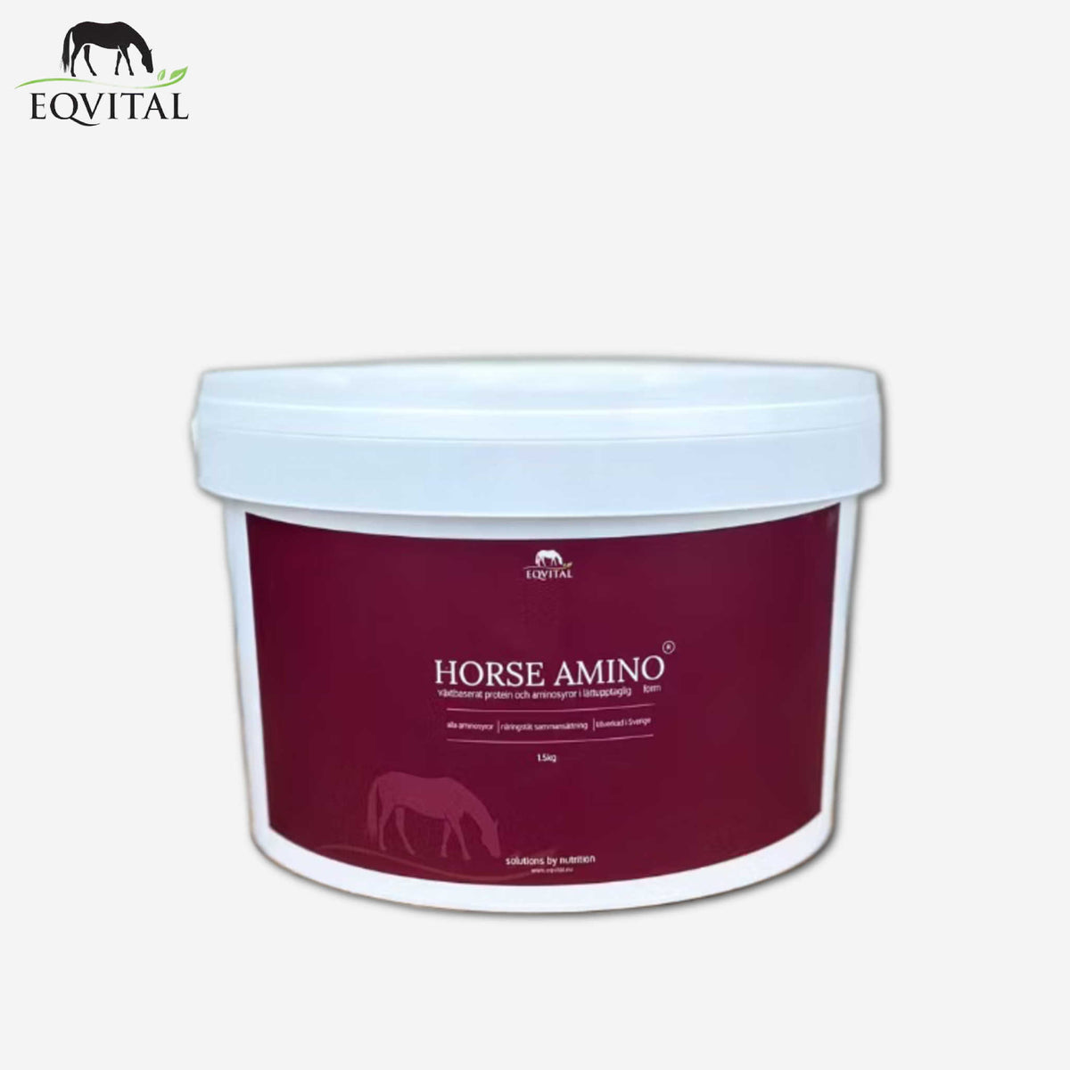 Kosttillskott Horse Amino, proteintillskott Eqvital