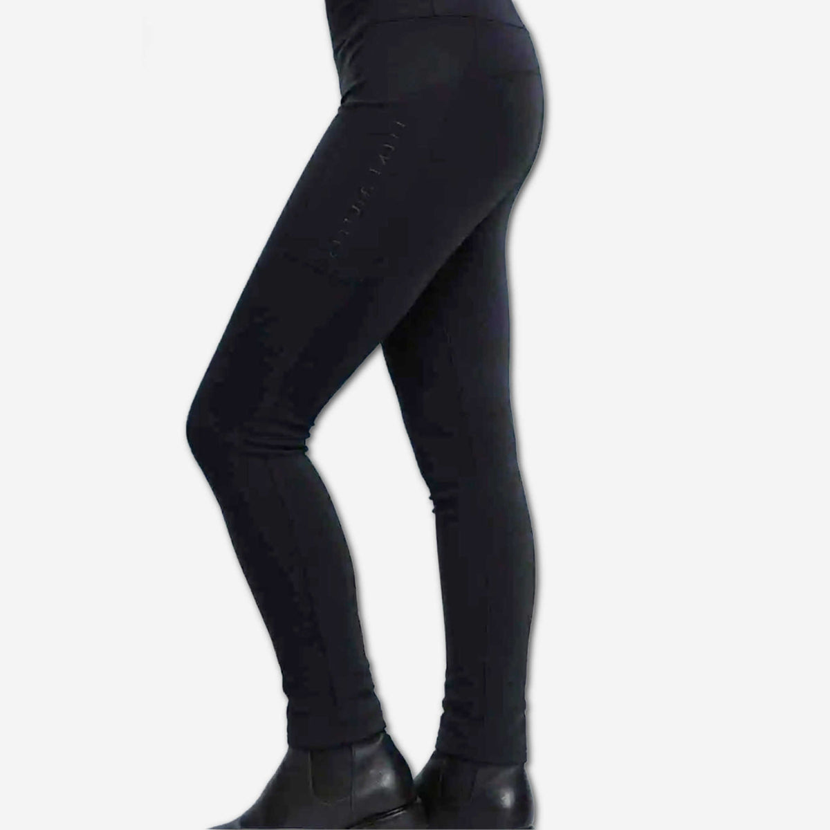 Ridtights Hestagallery vinter, fodrade med teddy, helskodda med silikon