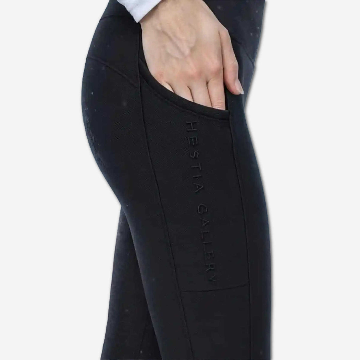 Ridtights Hestagallery vinter, fodrade med teddy, helskodda med silikon