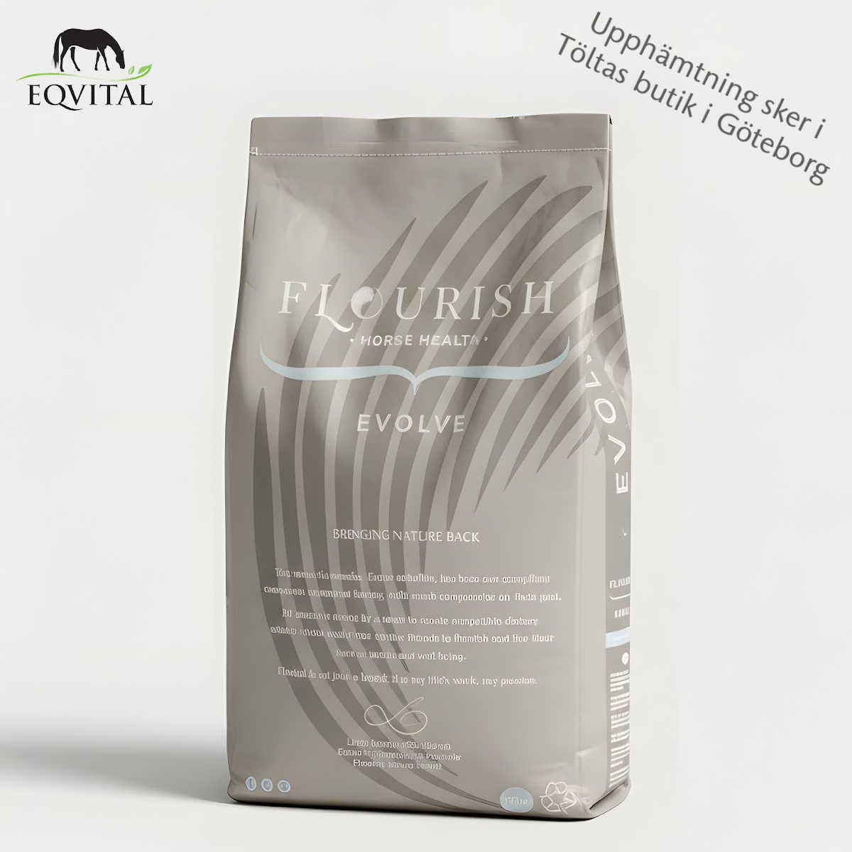 Kraftfoder Flourish Evolve, från Eqvital, müsli, 15kg