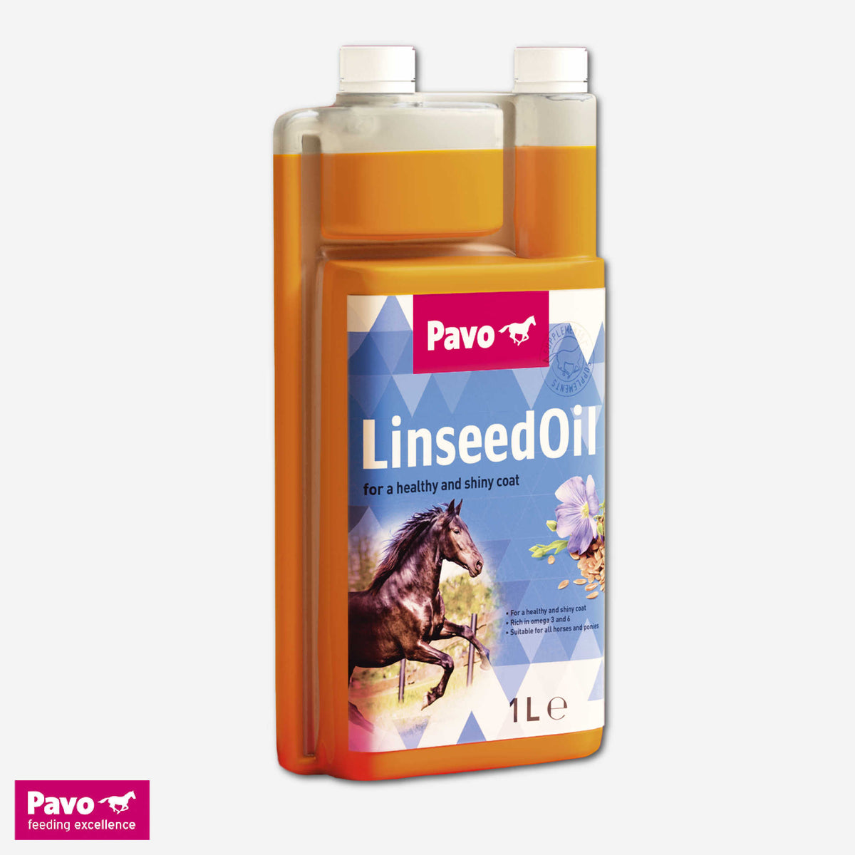 Kosttillskott Pavo LinseedOil, 1l