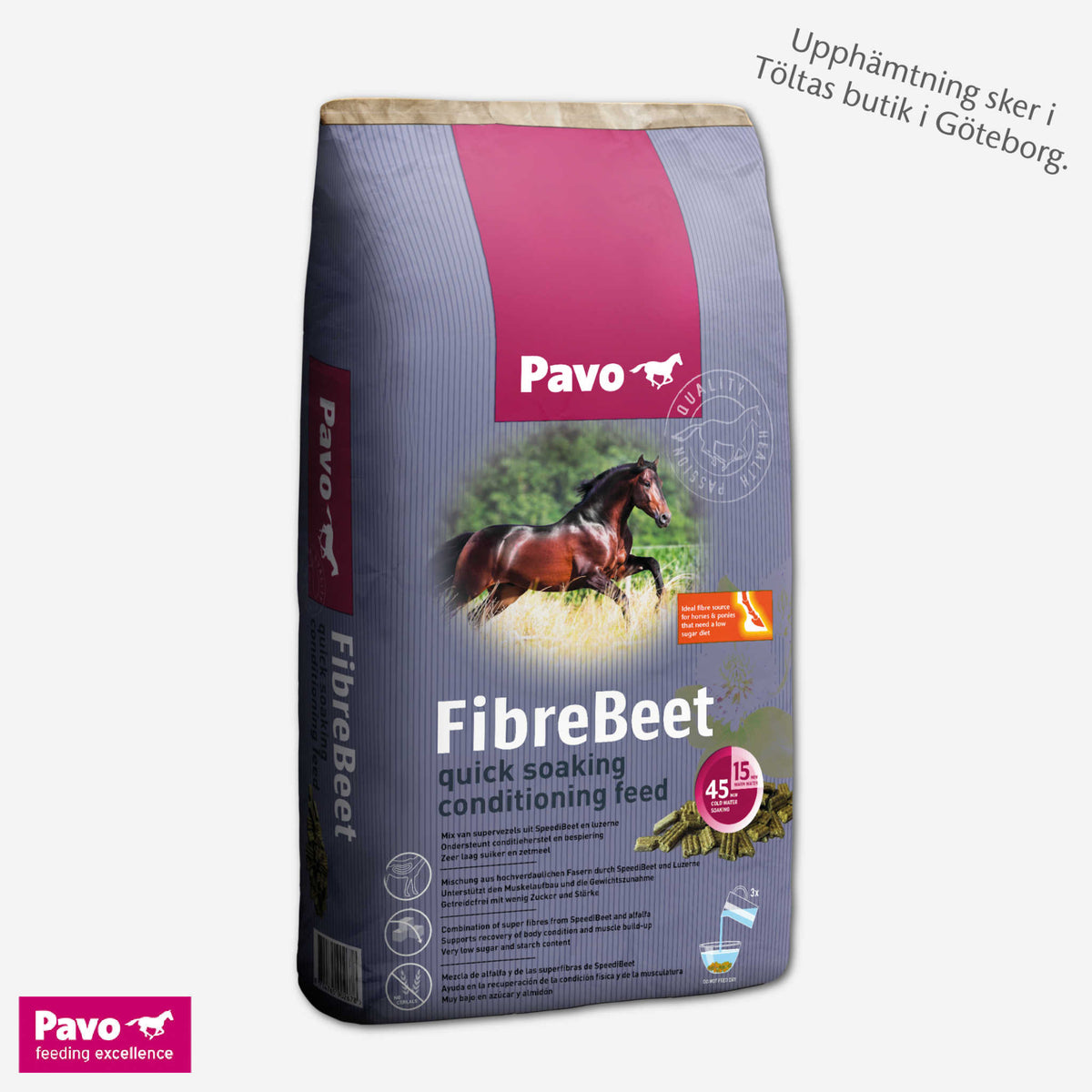 Grovfoder Pavo FiberBeet, 15kg