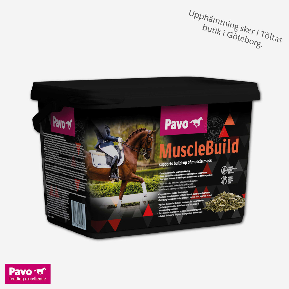 Kosttillskott Pavo MuscleBuild, 3kg