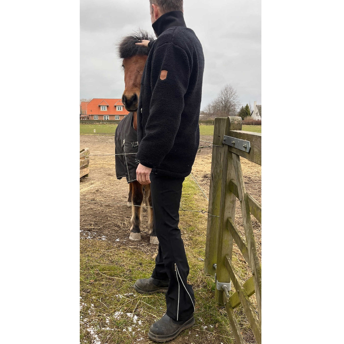 Jodhpursridbyxor Herr, Hestagallery med fullgrip i silikon