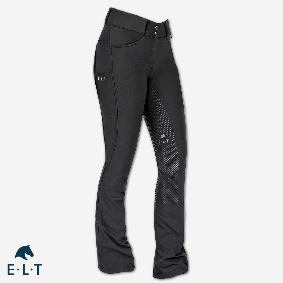 Jodhpursridbyxor ELT Comfort ride med silikonskoning