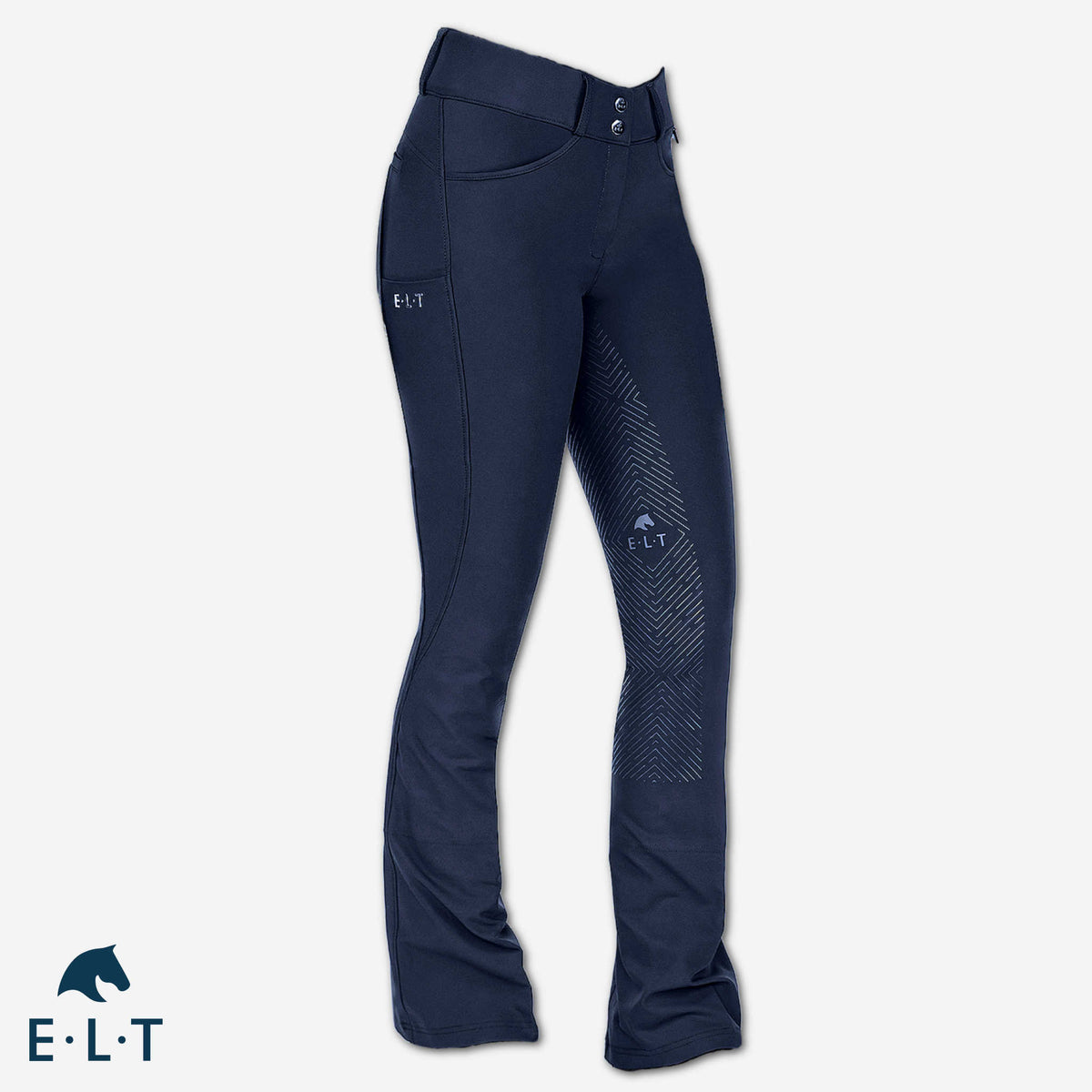 Jodhpursridbyxor ELT Comfort ride med silikonskoning