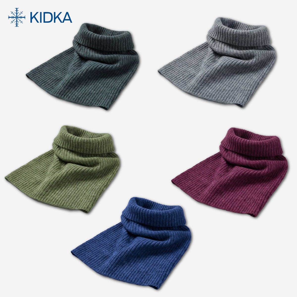 Svett-täckeshals Horsebaff från Kidka, i isländsk fårull