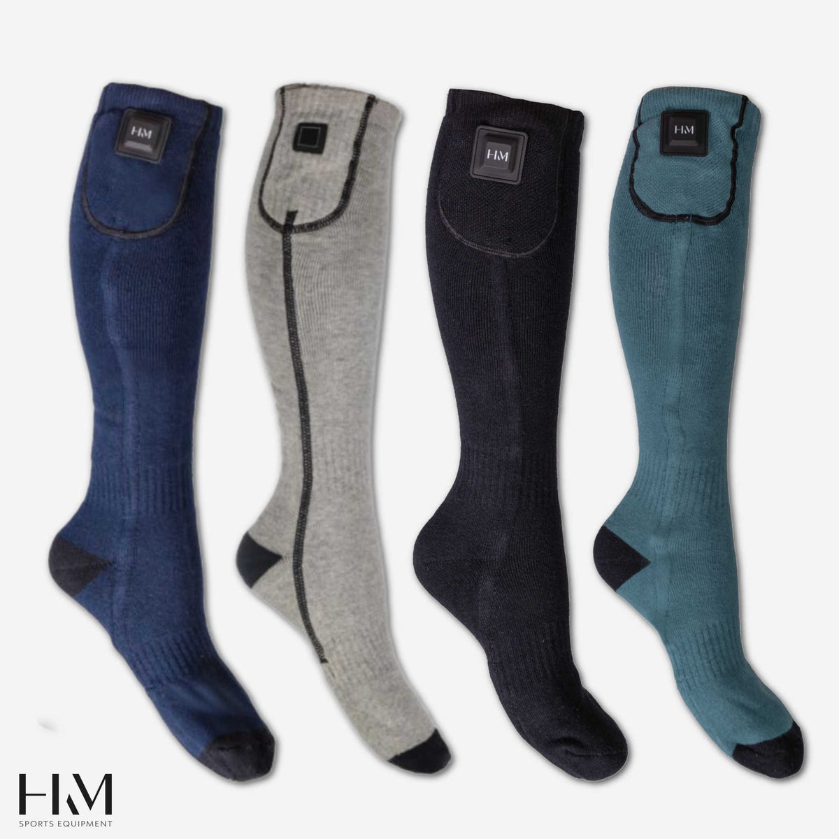 Värmestrumpor HKM Keep Warm Style, inkl 2 powerbanks