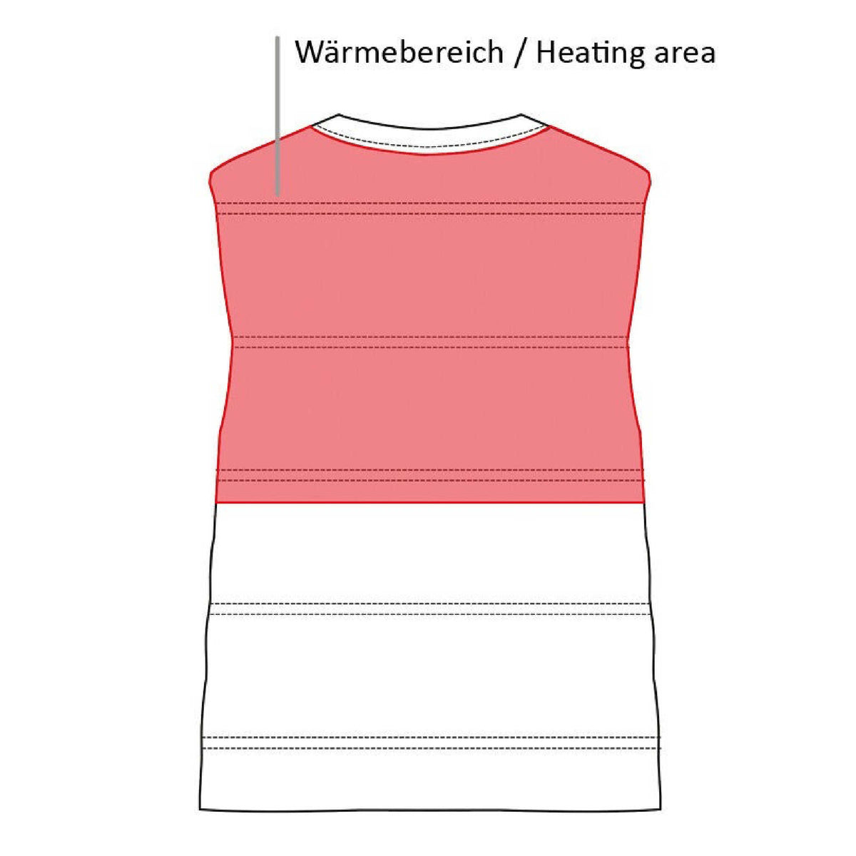 Väst med heatingfunktion, Herr