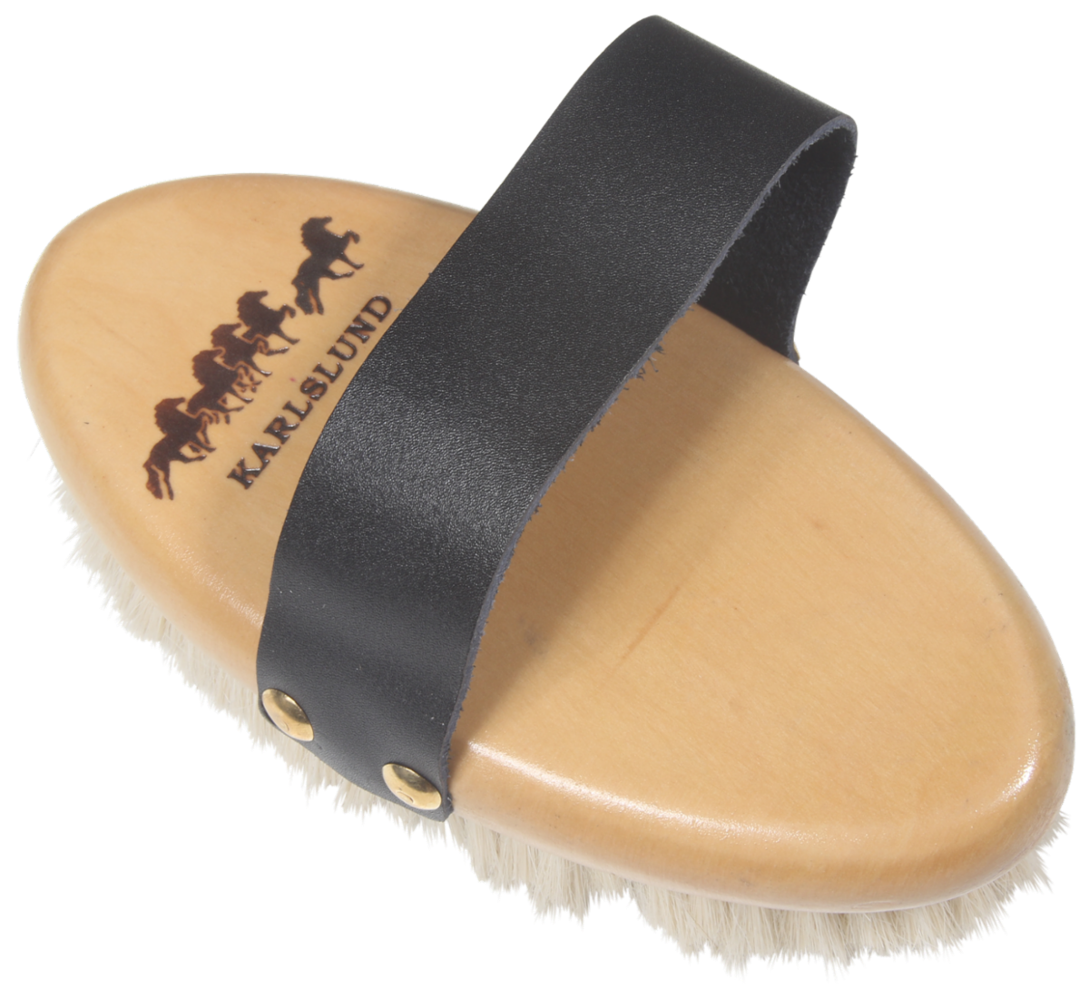 Ryktborste med fina täta gethår och trähandtag - Tölta.se